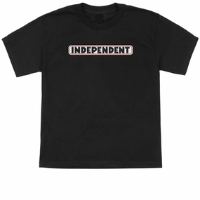 Everyday Wear Independent Youth Bar Logo T-Shirt - Black Fair Trade