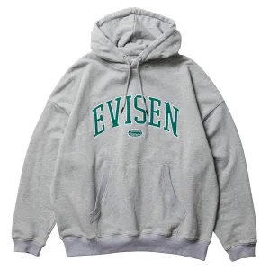 Evisen College Logo Hoodie - Heather Grey Boxes Exercise Equipment