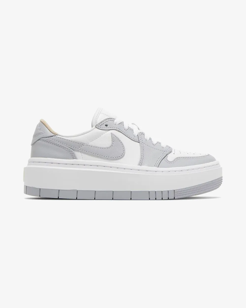 NIKE AIR JORDAN1 ELEVATE LOW WOLF GREY Athletic Fit Reinforced heel