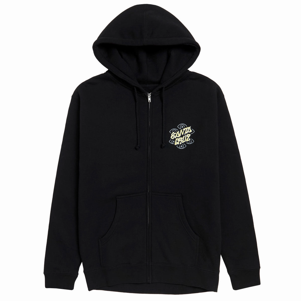 Exclusive Collection Santa Cruz Salba Eyes Dot Zip Hoodie - Black Education