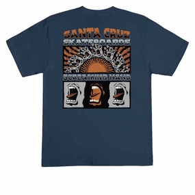 Exclusive Collection Santa Cruz Screaming Connect T-Shirt - Blue Dusk Electrical Supplies
