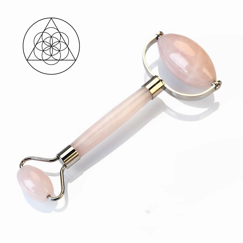 Facial Roller, Rose Quartz