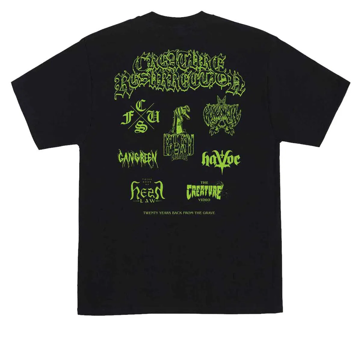 Fan Gear Creature Resurrection XX T-Shirt - Black Shampoo