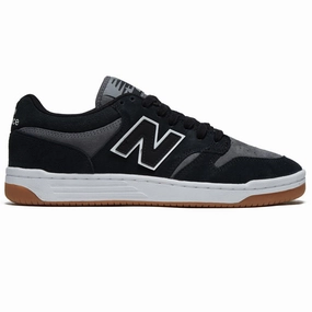 Fan Gear New Balance 480 Shoes - Black/Grey Limited Edition
