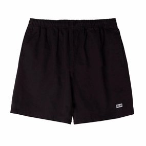 Fan Gear Obey Easy Relaxed Twill Shorts - Black 2025 Souvenirs