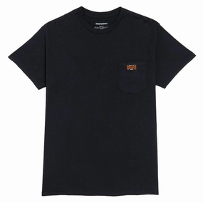 Fashion Basics Independent Built To Grind Pocket T-Shirt - Black Makeup Removers