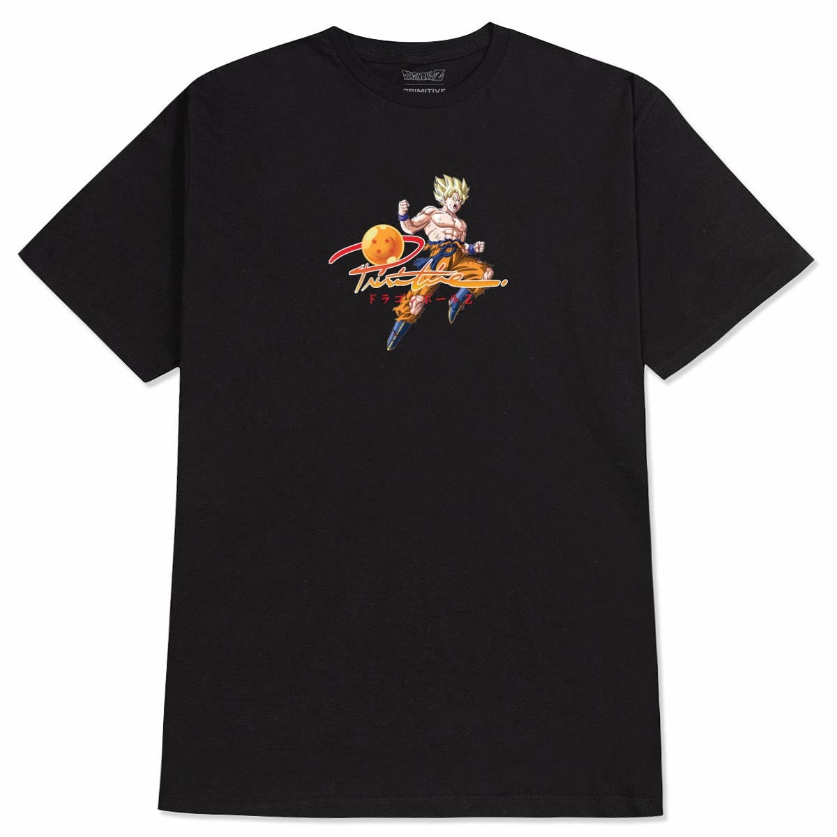 Fashion Basics Primitive x Dragon Ball Z Comeback T-Shirt - Black Aviation