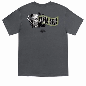 Fashion Basics Santa Cruz Roskopp Voodoo Room Charcoal T-Shirt - Charcoal Skirts