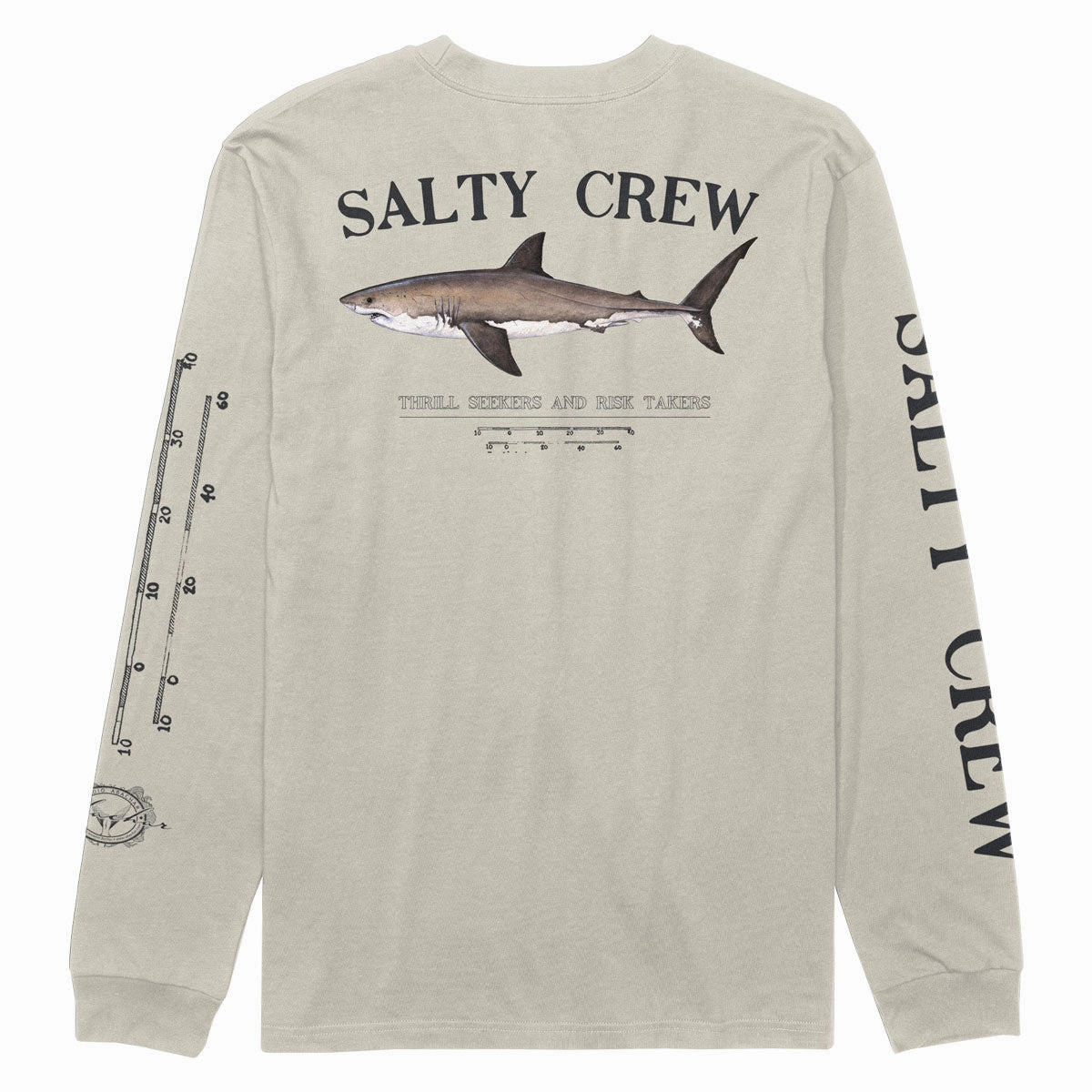 Fashion Guide Salty Crew Bruce Classic Long Sleeve T-Shirt - Bone Eco-Friendly