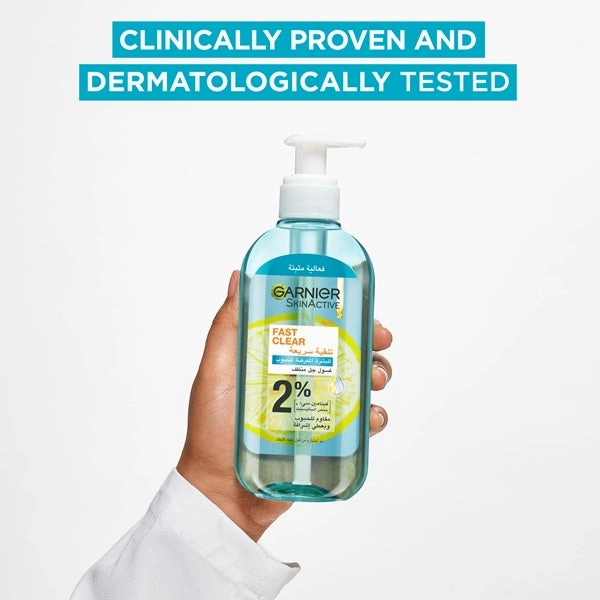 Fast Clear [2%] Salicylic Acid & Vitamin C - Anti-Acne Gel Wash (200ml)