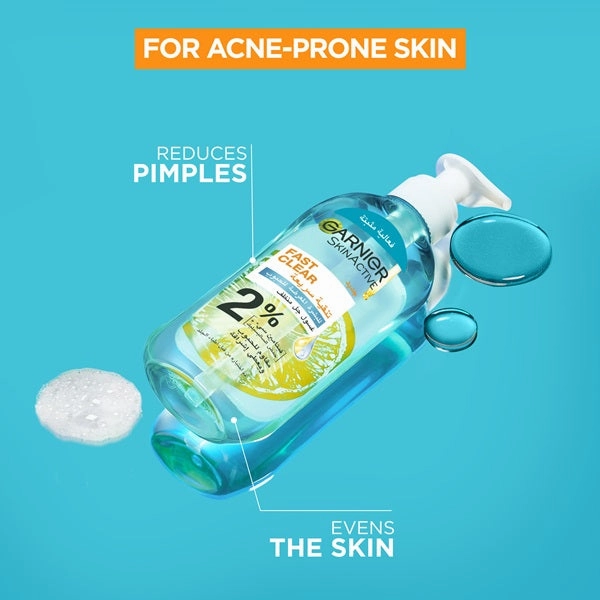Fast Clear [2%] Salicylic Acid & Vitamin C - Anti-Acne Gel Wash (200ml)