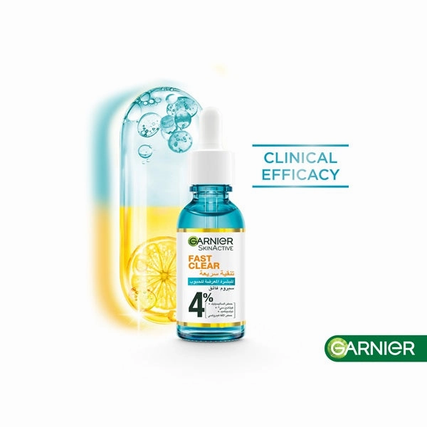 Fast Clear 4% Salicylic Acid, Vitamin C, Niacinamide, AHA - Anti-Acne Treatment Booster Serum