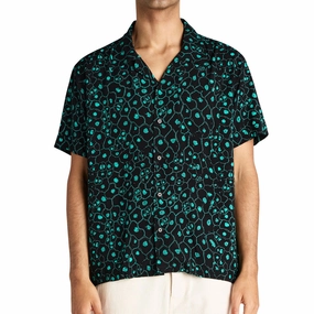 Fax Machines Deus Ex Machina Plant Cell Shirt - Biscay Green Toner