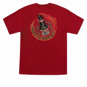 Fax Machines Independent Fire Starter T-Shirt - Cardinal Red Party Favors