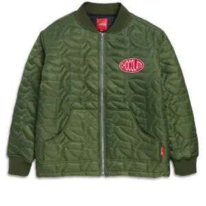 Festivals Chocolate Chunk C Quilted Liner Jacket - Olive Clothing & Shoes