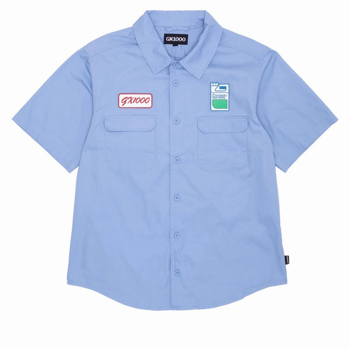 Flags GX1000 Fertilizer Button Down Shirt - Light Blue Hoodies