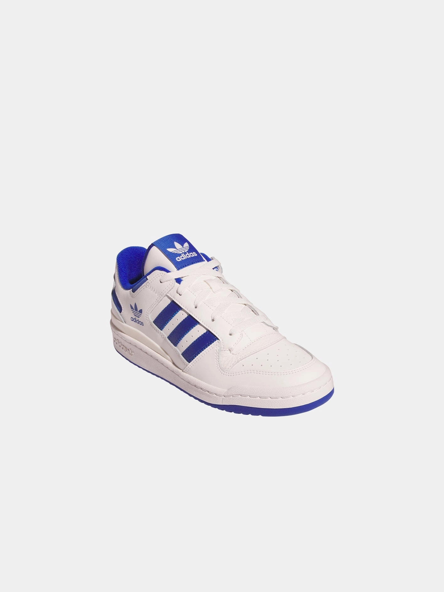 Flexible Step-On Glide Layer Forum Low CL "Core White/Royal Blue"