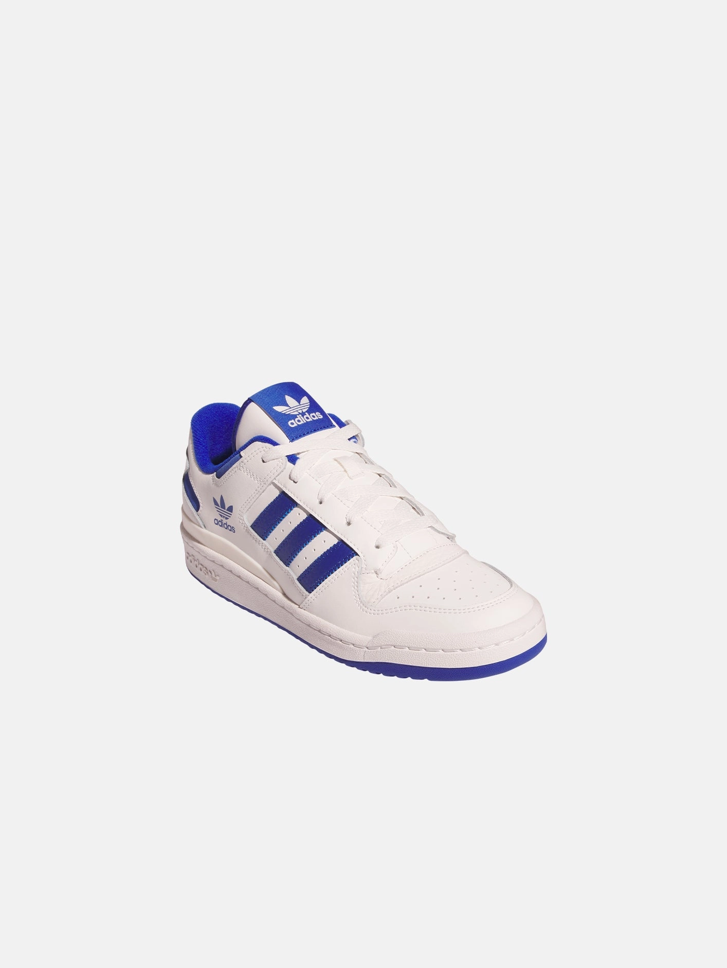 Flexible Step-On Glide Layer Forum Low CL "Core White/Royal Blue"
