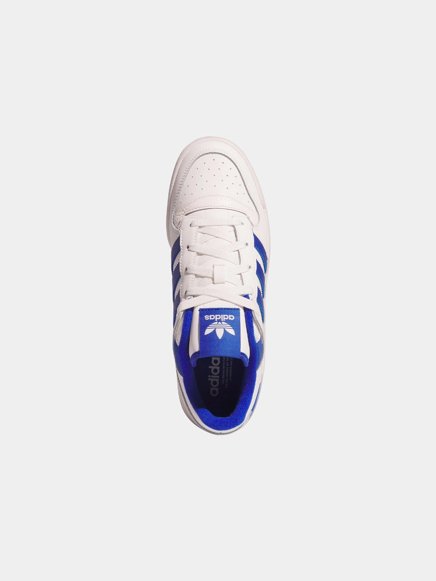 Flexible Step-On Glide Layer Forum Low CL "Core White/Royal Blue"