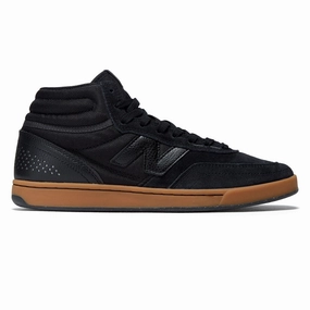 Flights New Balance 440 High V2 Shoes - Black/Gum Safety Equipment