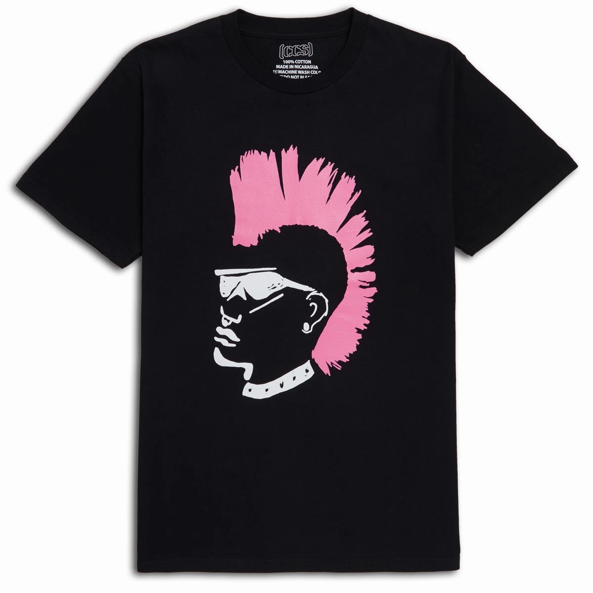 Flowers CCS OG Punk T-Shirt - Black/Pink Clothing Line
