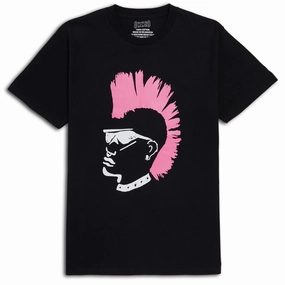 Flowers CCS OG Punk T-Shirt - Black/Pink Clothing Line