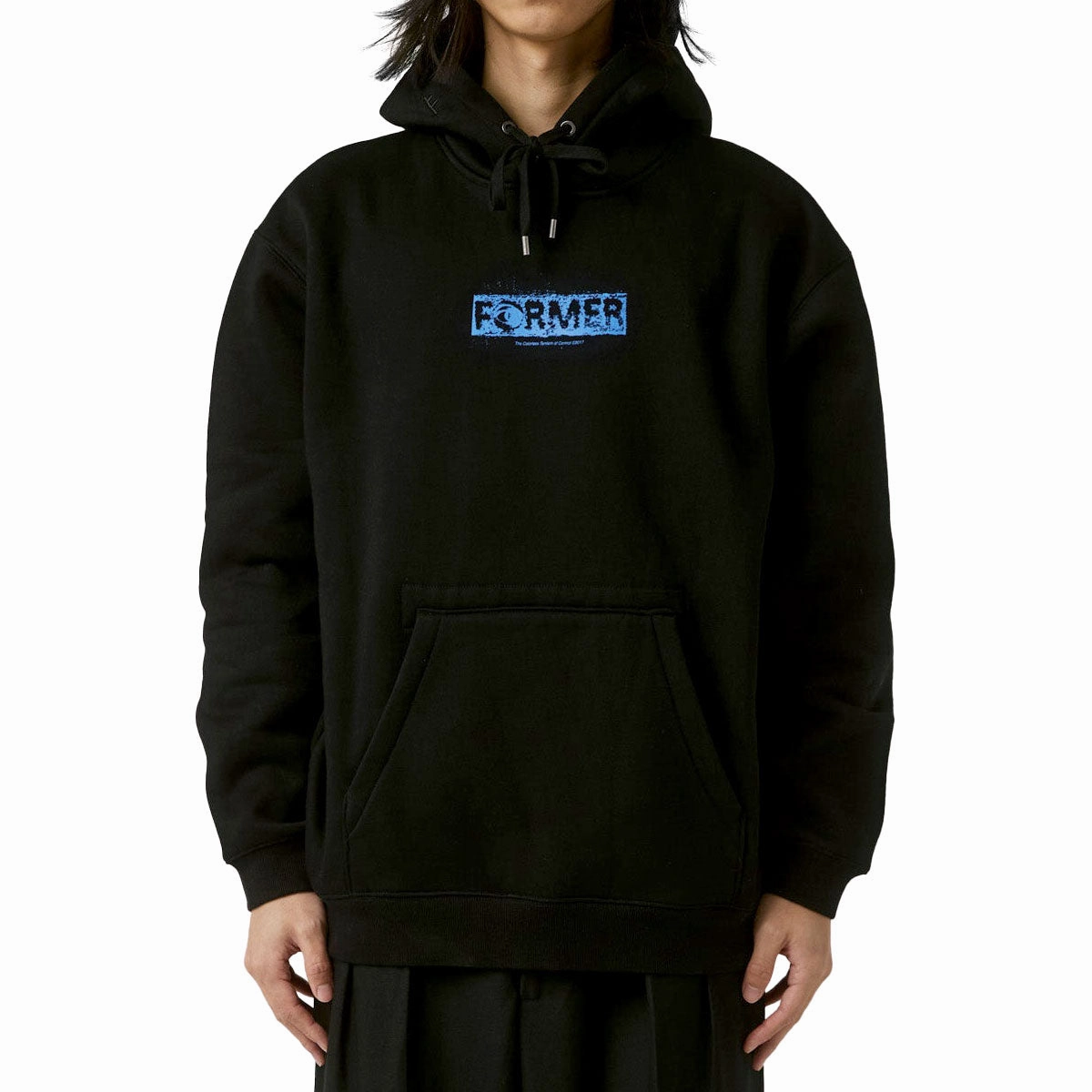 Flowers Former Exposed Hoodie - Black Posters