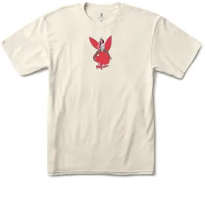 Football Cards Color Bars x Playboy Straddle T-Shirt - Natural Safety Equipment