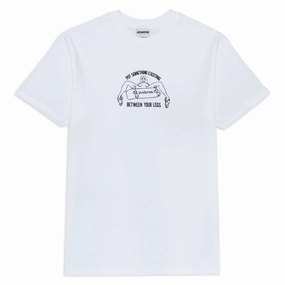 Footwear & Apparel Jenkem Legs T-Shirt - White Art