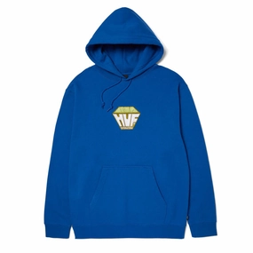 Footwear Basics HUF Big Block Hoodie - Cobalt Blue Oil