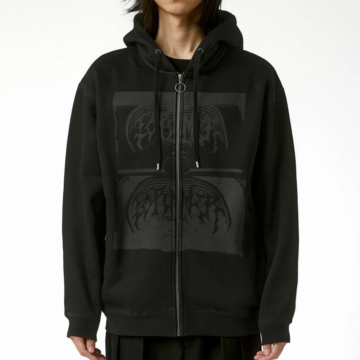 Former Complicrux Zip Up Hoodie - Worn Black Gardening Tools Toner
