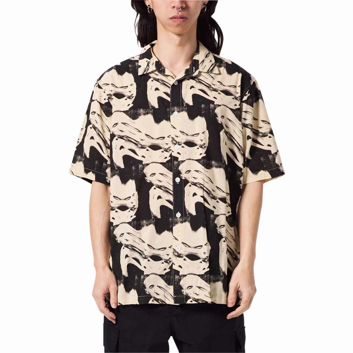 Former Distort Shirt - Bone Trash Bags Furniture