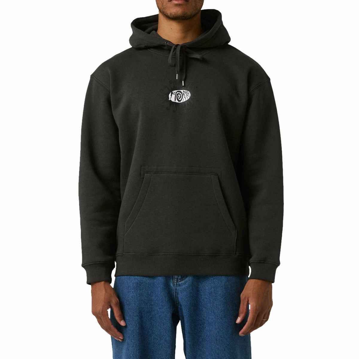 Former Halo Hoodie - Worn Black Leather Goods Fertilizers