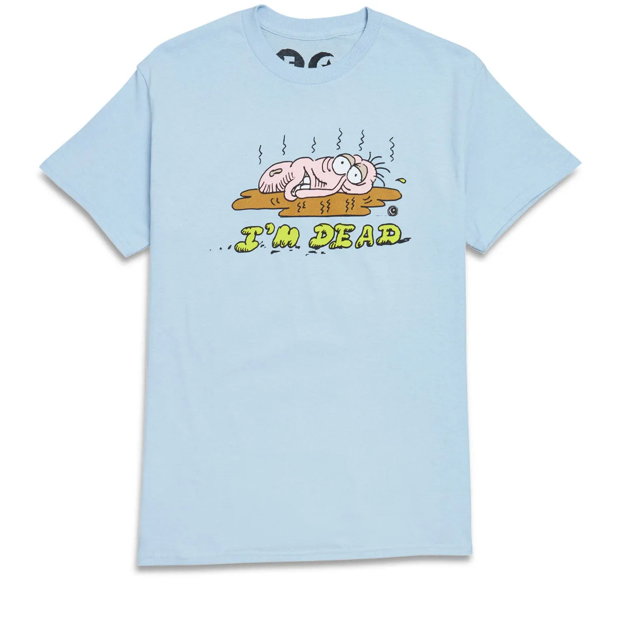 Foundation I'm Dead T-Shirt - Light Blue Car Parts Travel Bags