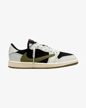 NIKE X TRAVIS SCOTT AIR JORDAN1 LOW OG OLIVE PRESCHOOL (NEW) Timeless traction