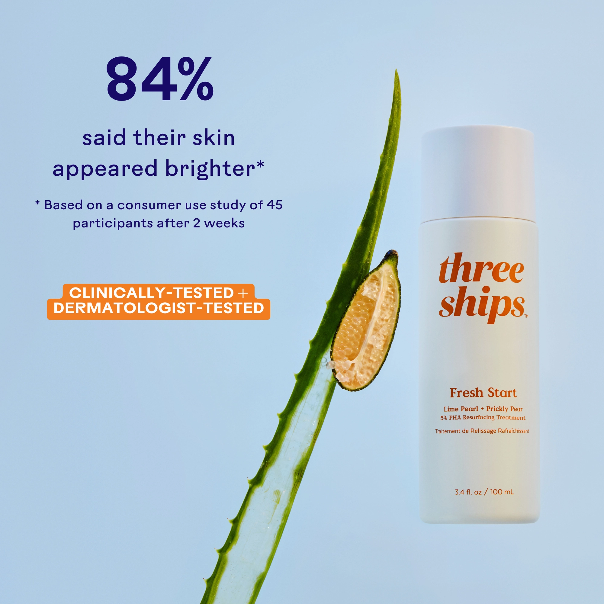 Fresh Start Lime Pearl   Prickly Pear 5% PHA Resurfacing Treatment