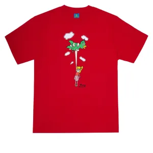 Frog Bird Girl T-Shirt - Red Personalized Banners