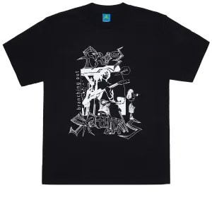 Frog Branching Out Bootleg T-Shirt - Black Beachwear Cameras