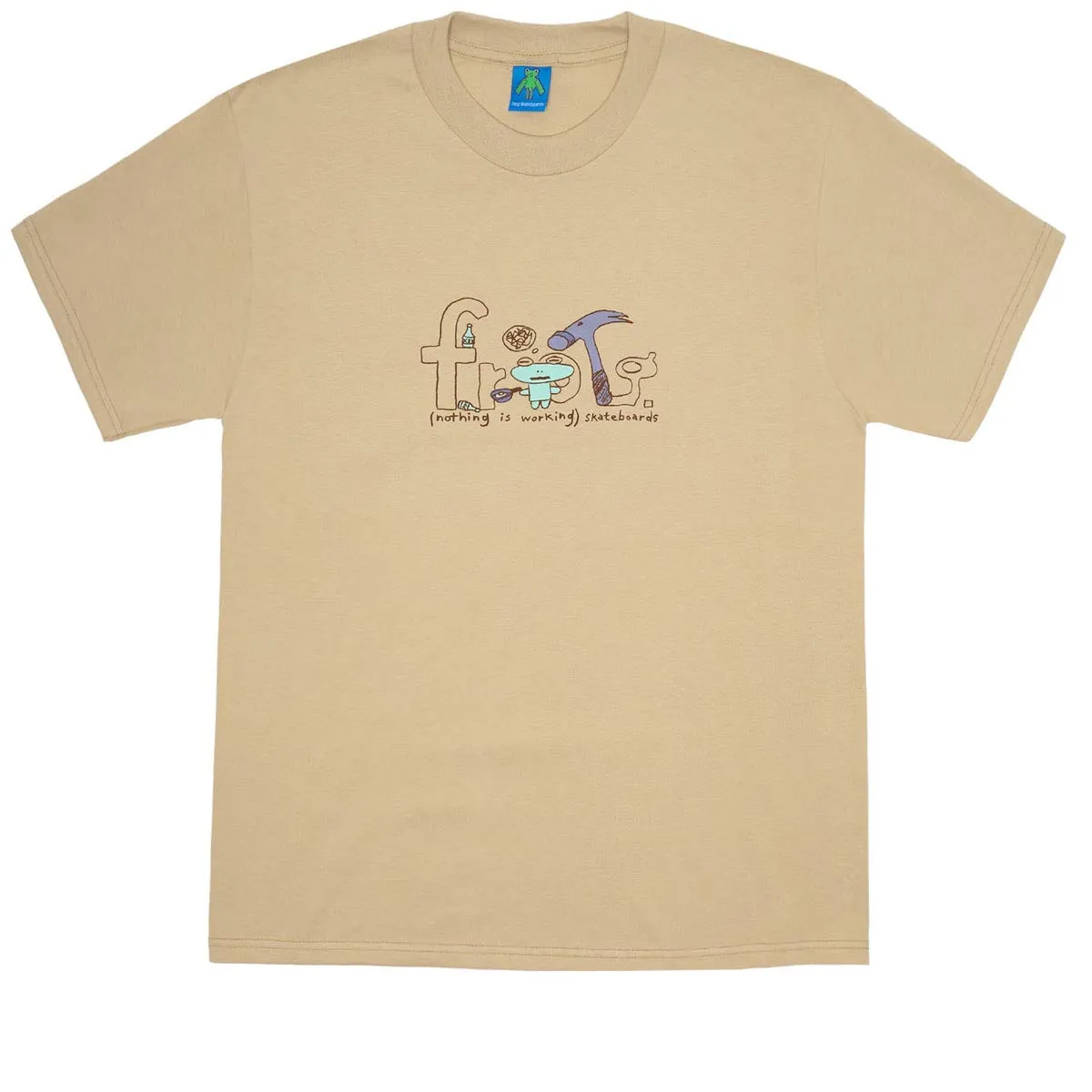 Frog Nothing is Working T-Shirt - Sand Socks Tape
