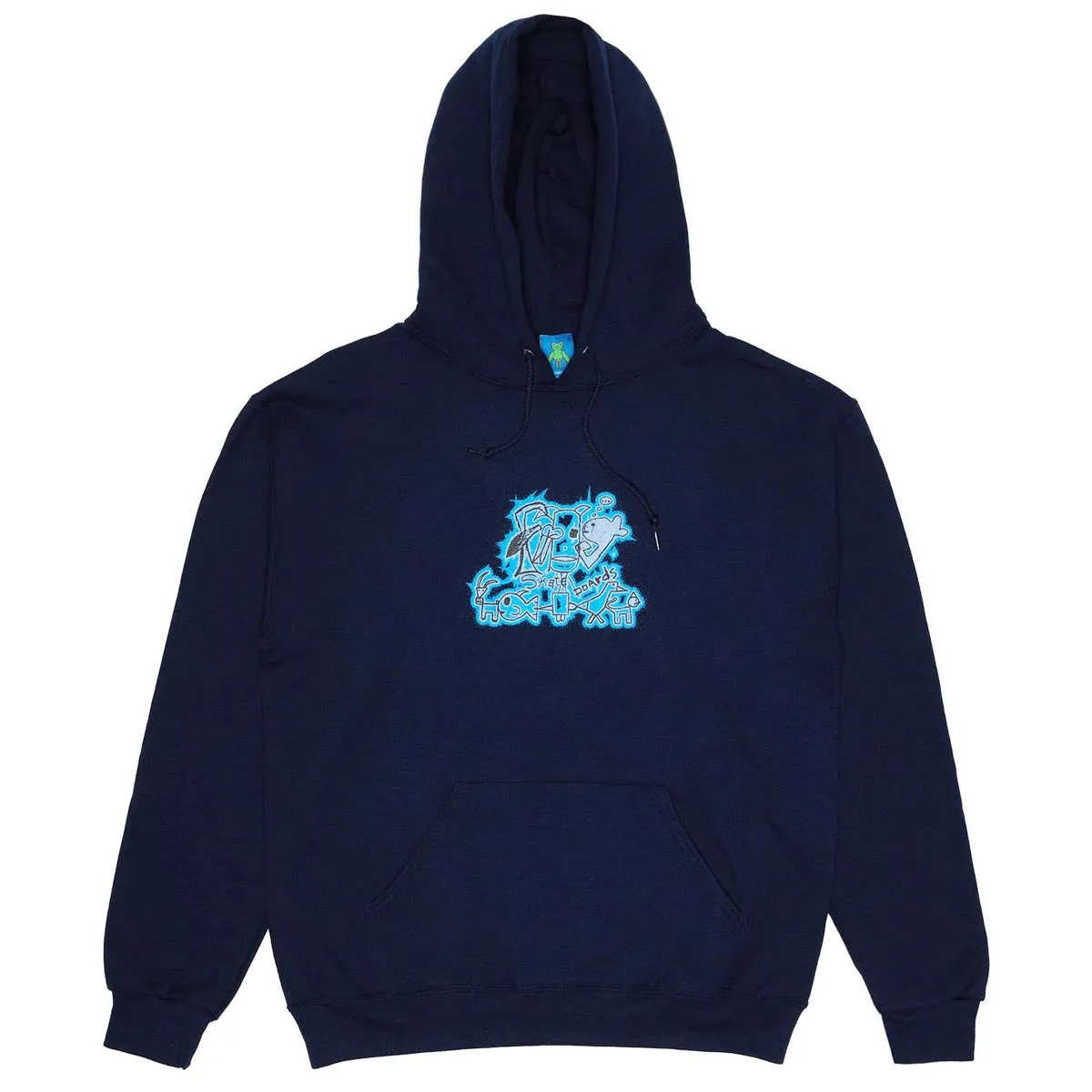 Frog Radioactive Hoodie - Navy Books Batteries