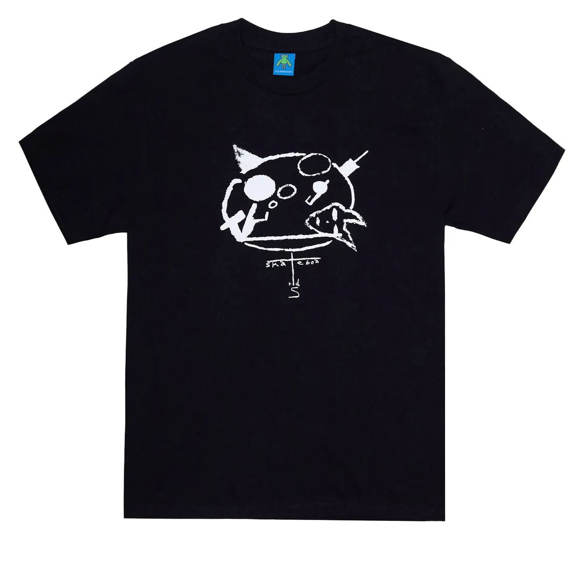 Frog Scarecrow T-Shirt - Black Linen Apparel Gym Wear