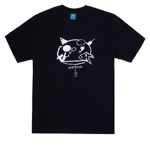 Frog Scarecrow T-Shirt - Black Linen Apparel Gym Wear