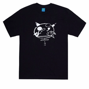 Frog Scarecrow T-Shirt - Black Linen Apparel Gym Wear