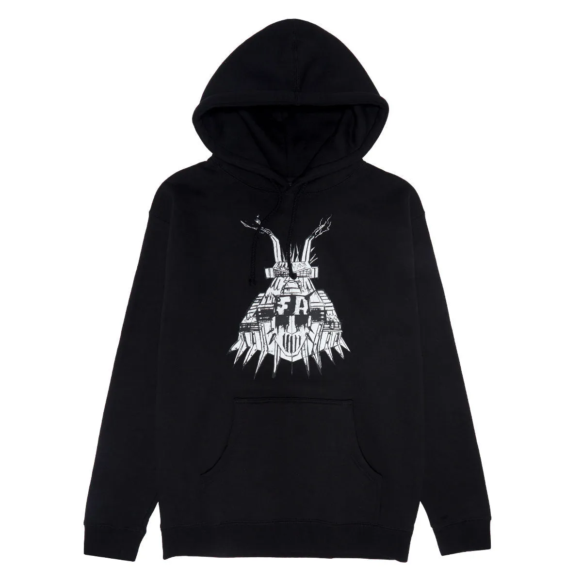 Fucking Awesome 7th Grade Book Cover Hoodie - Black Electronics Tires