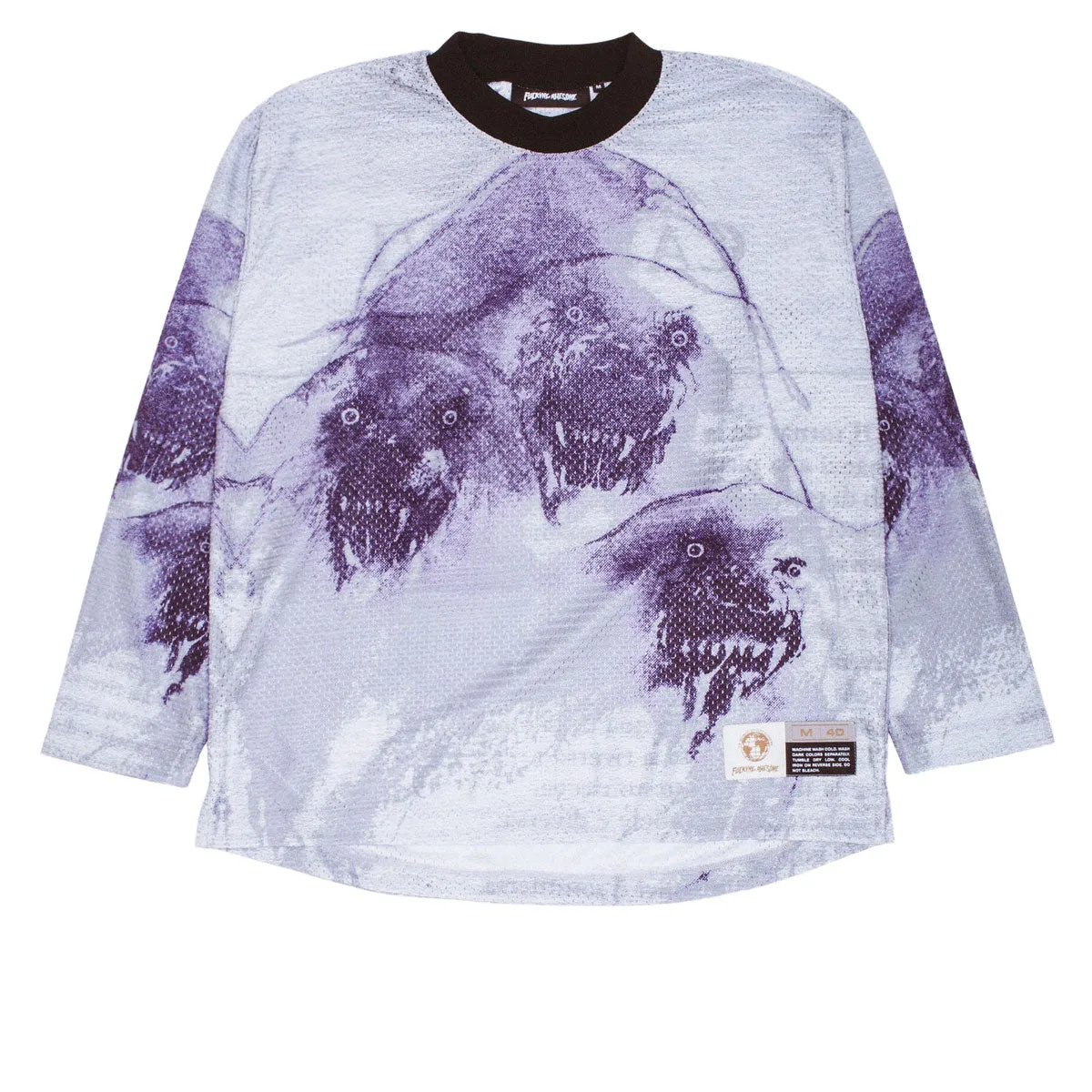 Fucking Awesome Cerberus Moto Long Sleeve Jersey - Purple Best Deals Customer Reviews
