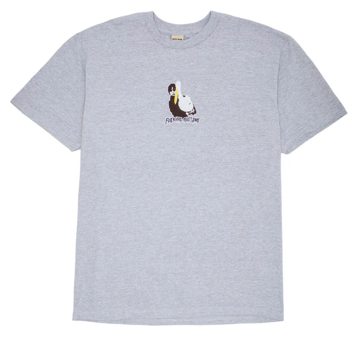 Fucking Awesome High Lonesome II T-Shirt - Heather Grey Cotton Clothing Bar Supplies