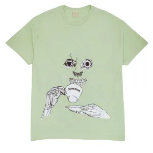 Fucking Awesome Teethface T-Shirt - Lime Comfortable Essentials Beachwear