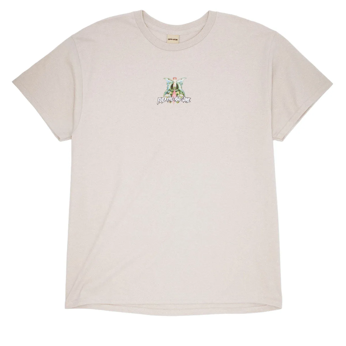 Fucking Awesome Time Bandit T-Shirt - Khaki Hot Tubs Sustainable Materials