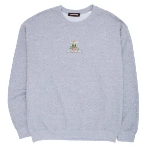 Fucking Awesome Time Bandits Crewneck Sweatshirt - Heather Grey Shampoo Health Foods
