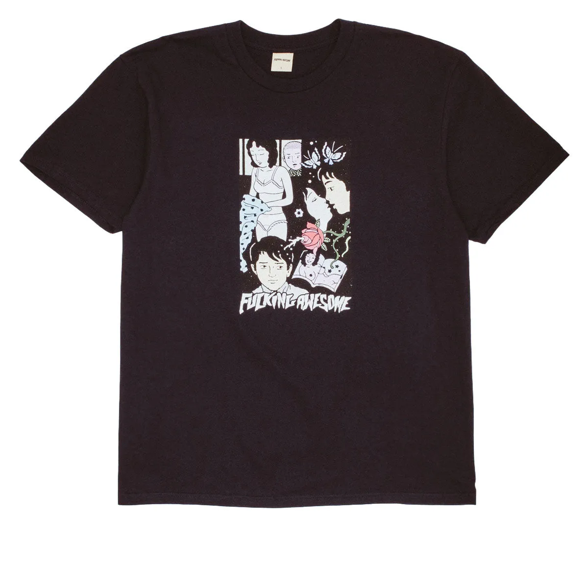 Fucking Awesome Yoyogi Park T-Shirt - Black Kitchenware Shipping Supplies